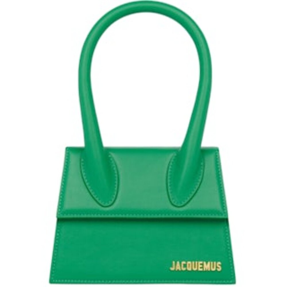 Jacquemus Green `Le Chiquito Moyen" Bag